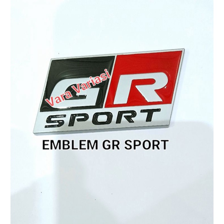 Jual Emblem Logo Gr Sport Logo Gr Sport Gazo Racing Sport Shopee