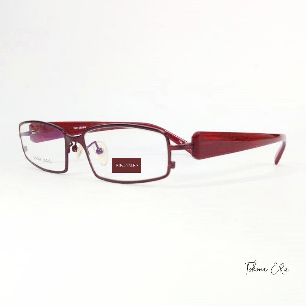 Jual Frame kacamata wanita pria vintage klasik simple | Frame besi ...