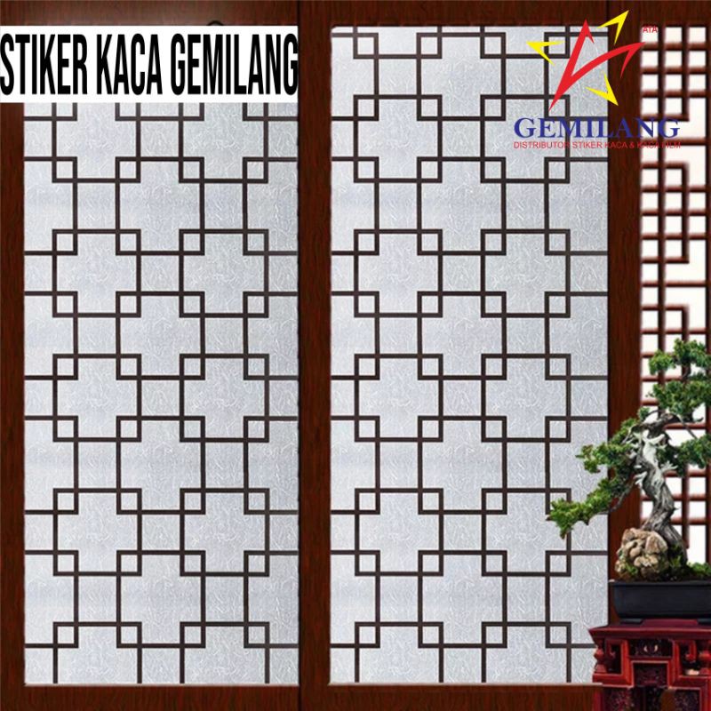 Jual STIKER KACA MOTIF MINIMALIS/STIKER KACA JENDELA/STICKER KACA
