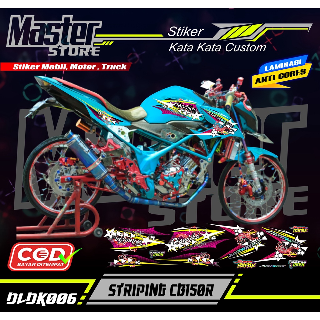 Jual Stiker Variasi Cb150r Honda Cbr Striping Racing Keren Cb150r