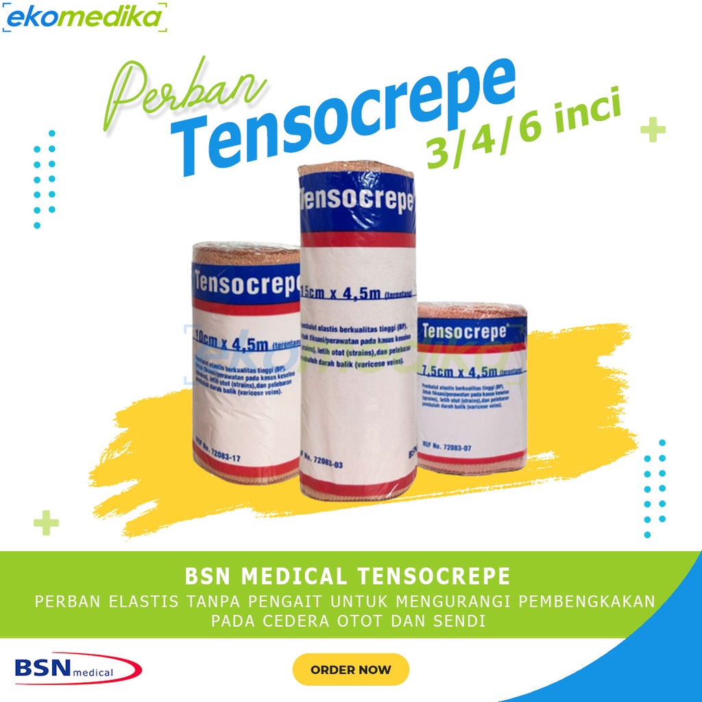 Jual Tensocrepe - Perban Elastis 3 4 6 inci / Pembalut Cedera ...