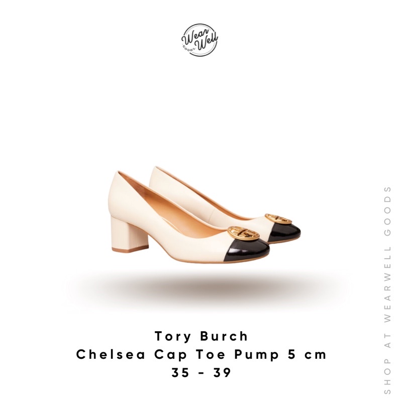 Tory burch chelsea on sale cap toe pump