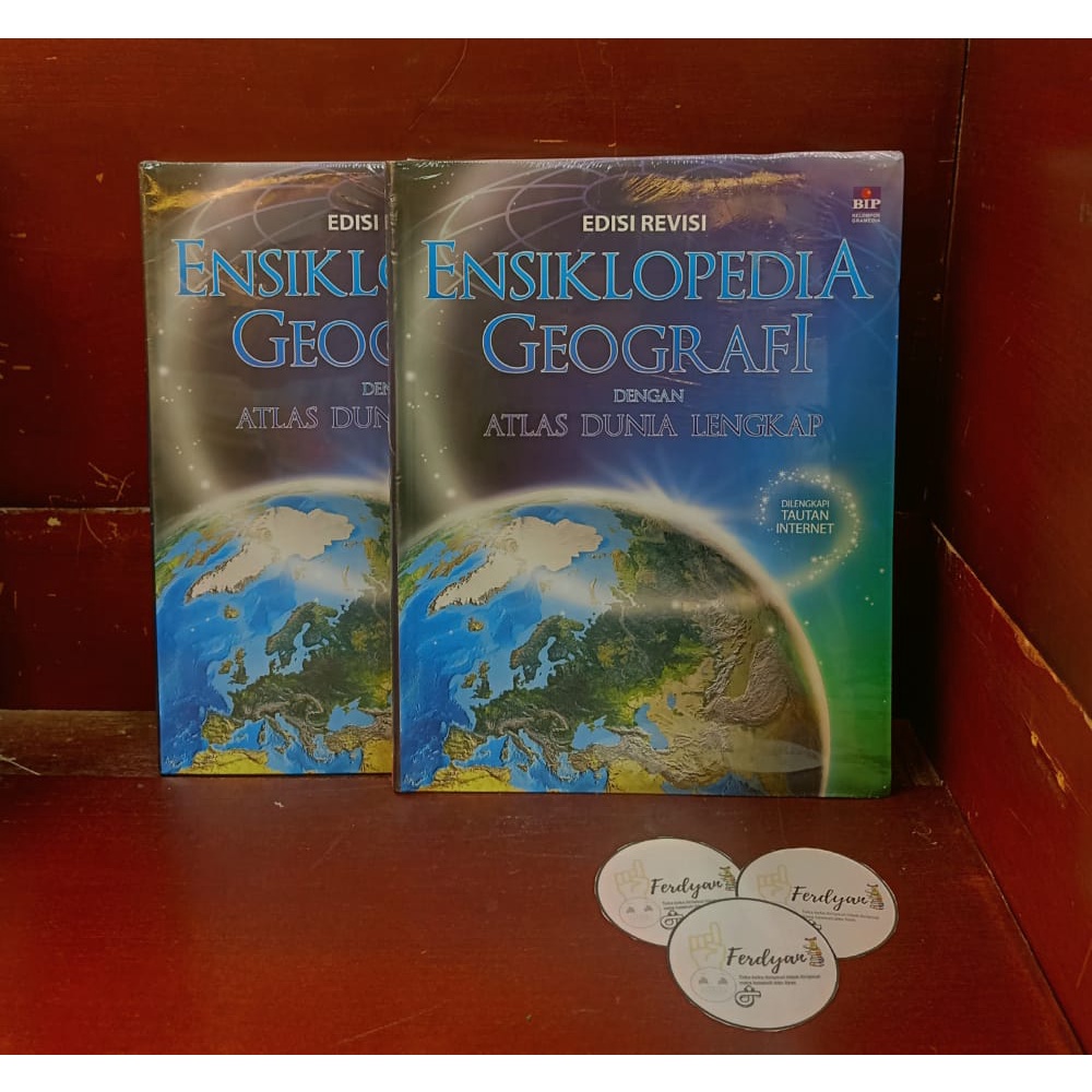 Jual Ensiklopedia Geografi Dengan Atlas Dunia Lengkap Hard Cover