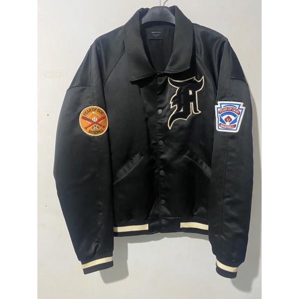 Fear of God 5th Collection Manuel Satin Baseball Jacket