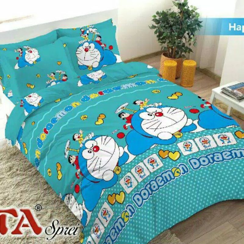 Jual BED COVER FATA 180X200 doraemon,kitty,little pony,mickey minnie ...