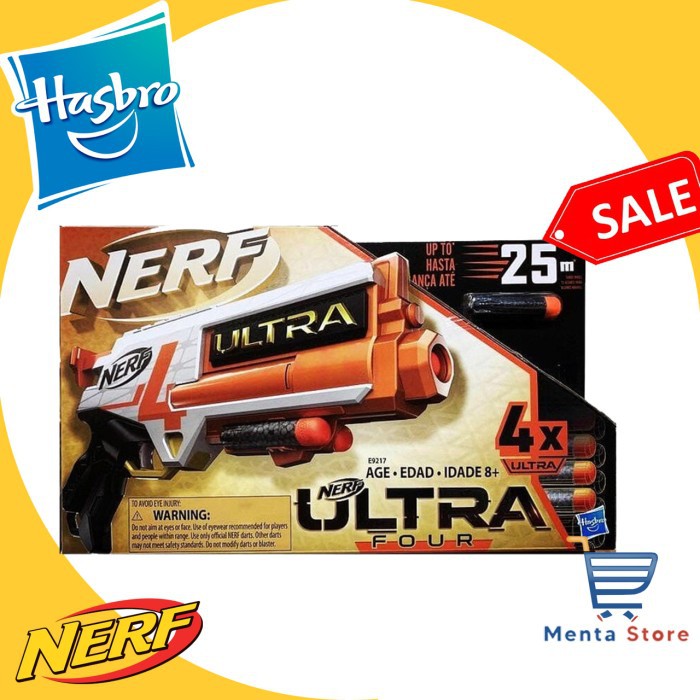 Jual Nerf Ultra Four Blaster Hasbro Kokang Tembak 25 Meter Shopee Indonesia