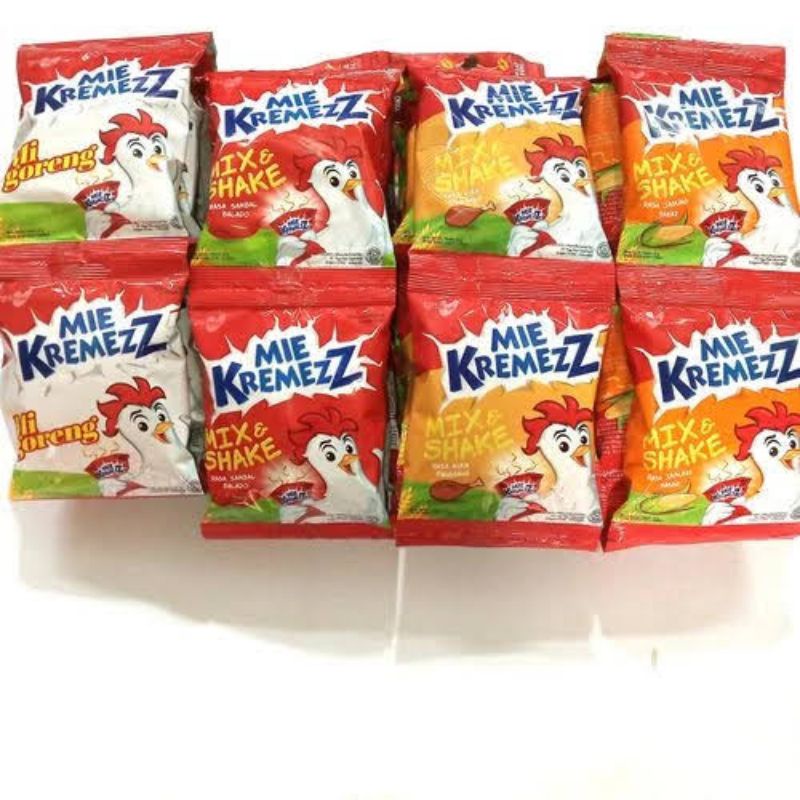 Jual JAJANAN JADUL MIE KREMEZZ RENCENG | Shopee Indonesia