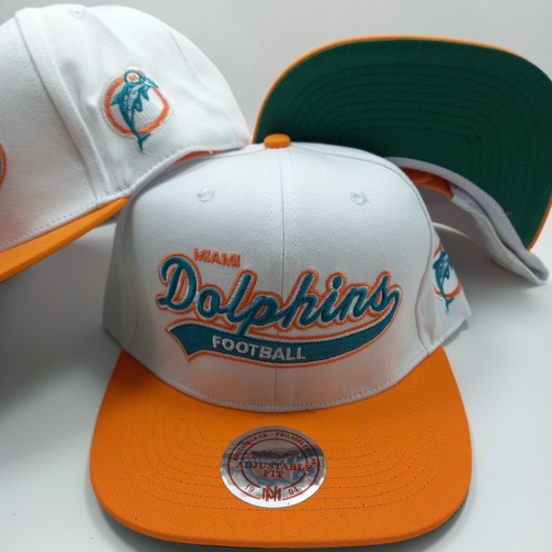 Topi Snapback Miami Dolphins NFL NBA Vintage Series ProLine Sport  Specialties Mitchell Ness L Athletics Green Visor Full Tag Premium Hi  Quality