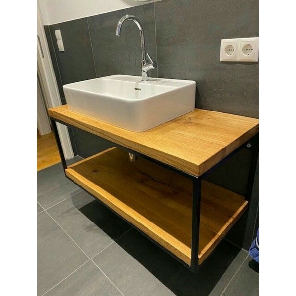 Jual Meja Wastafel Dinding Kamar Mandi Industrial Minimalis | Shopee ...