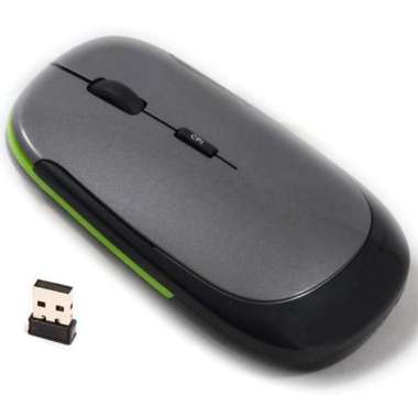 Jual Mouse Wireless Premium Tortuga Slim-Hitam ( Digigear) | Shopee ...