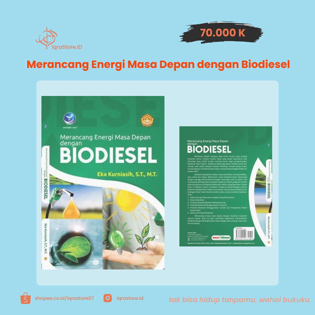 Jual Merancang Energi Masa Depan Dengan Biodiesel | Shopee Indonesia