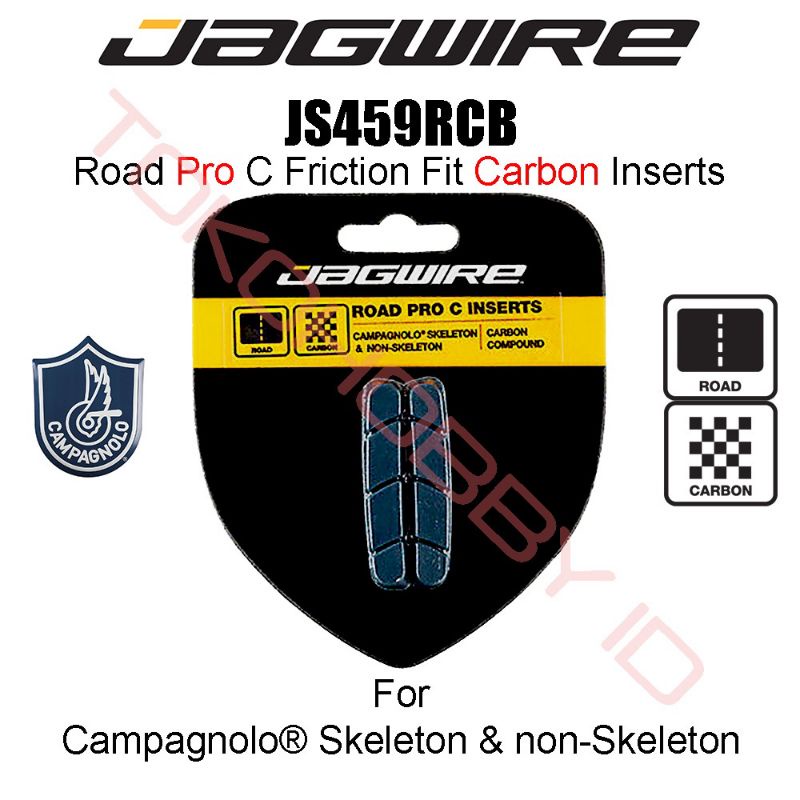 Jual Kampas Rem Sepeda Campagnolo Carbon Rim Road Pro Original Jagwire ...