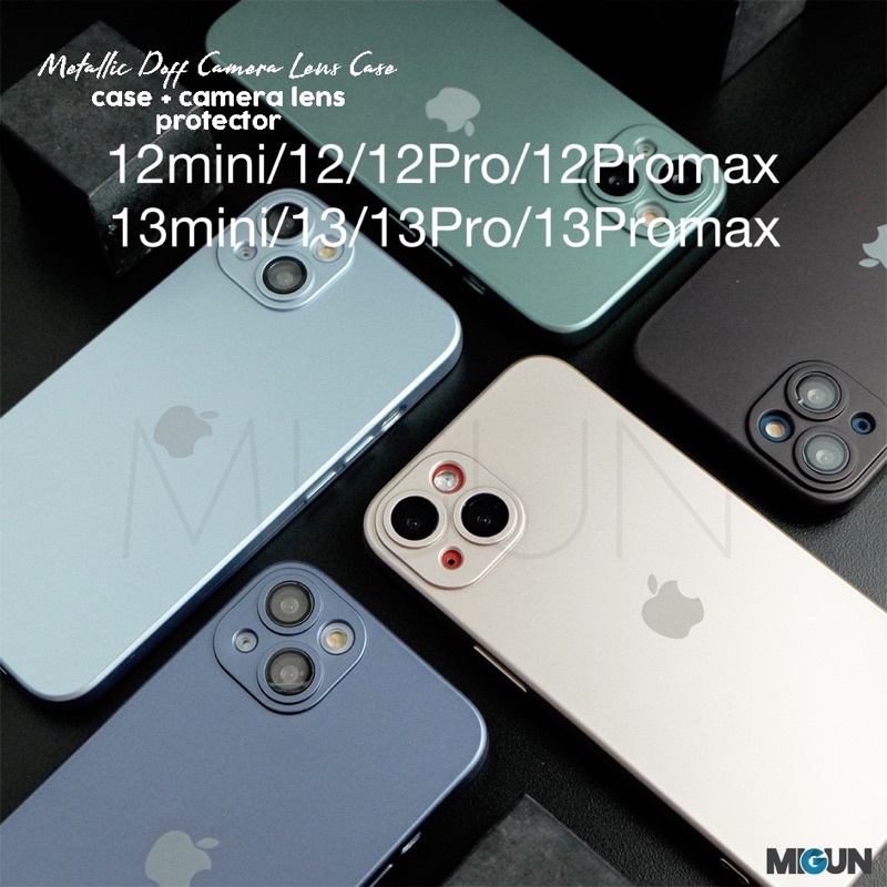 Jual (2) Case iPhone Metallic premium TPU for iPhone 12 12PRO 12PROMAX