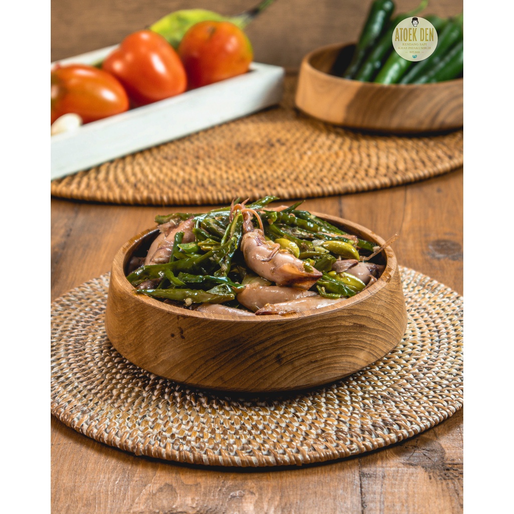 Jual Atoek Den Rendang - Cumi Asin Lado Ijo Pete 250 Gram - 500 Gram ...