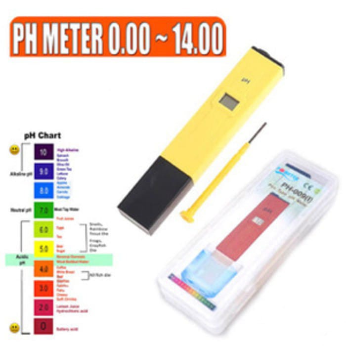 Jual pH Meter Air Digital ATC PH009 + Bubuk Kalibrasi Shopee Indonesia