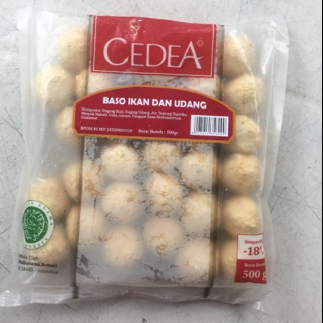 Jual Cedea Baso Ikan Dan Udang 500gr Shopee Indonesia