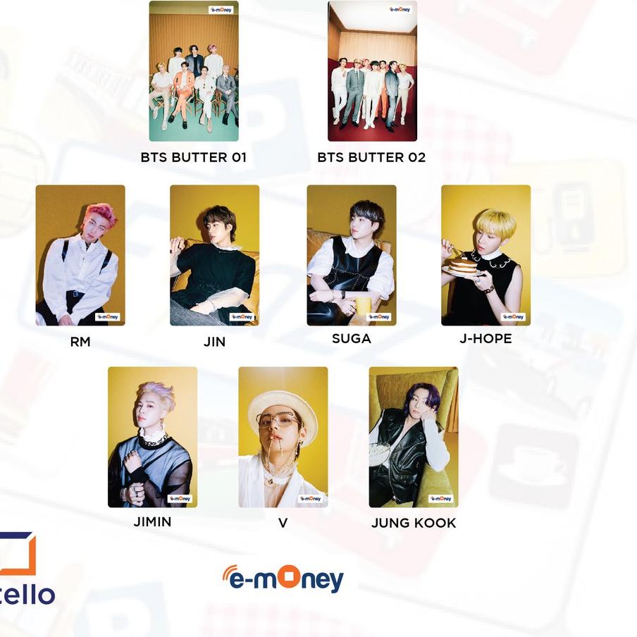 Jual Terjangkau Kartu E Money Butter Bts Photocard Emoney Card Etoll