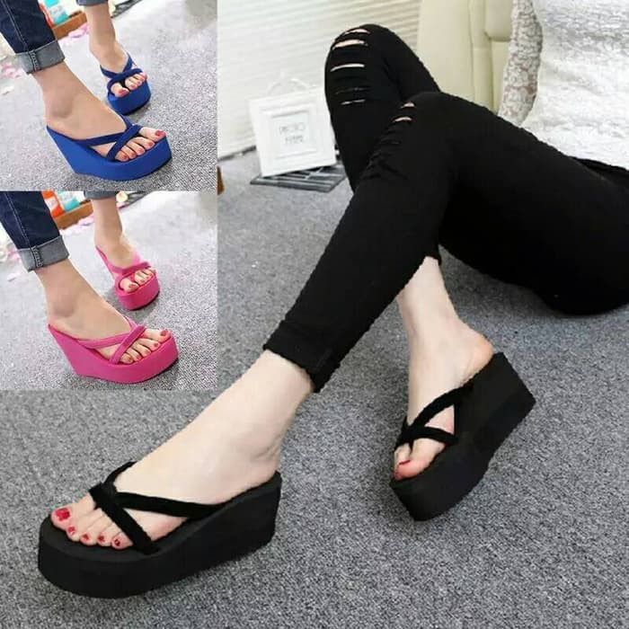 Harga sale sandal wedges