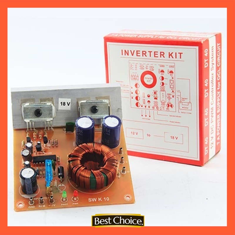 Jual KIT INVERTER 18 VOLT CT INPUT 12 VOLT CONVERTER DC TO CT BELL BGR ...