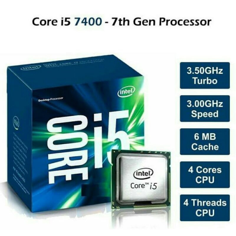 Jual Processor Intel Core i5 7400 Box Resmi | Shopee Indonesia