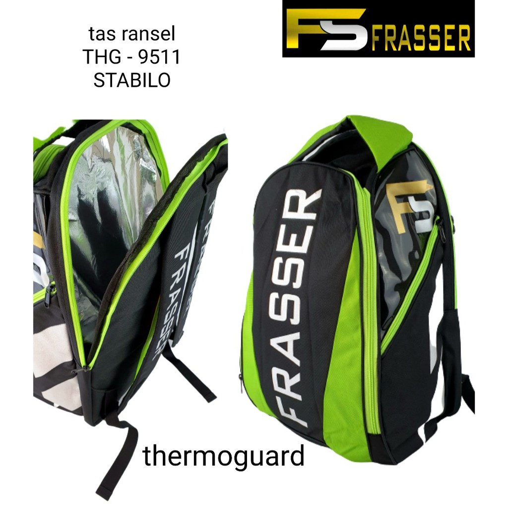 Jual Frasser Tas Raket Badminton Ransel THG - 9511 Thermoguard Stabilo ...