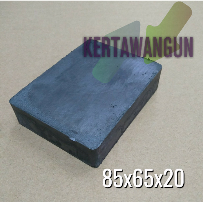 Jual Magnet Mahnet Besi Berani Balok Ferrite 85x65x20 Shopee