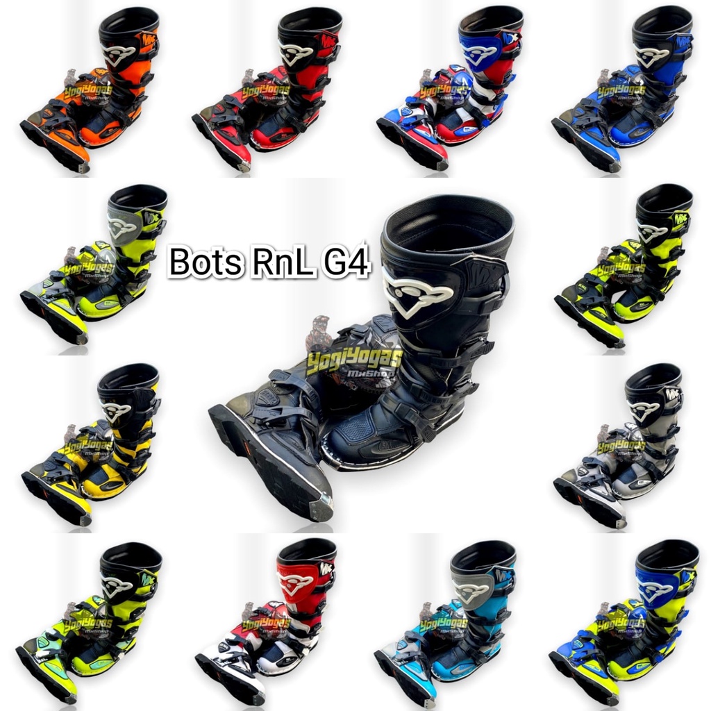 Jual Sepatu cross trail RNL G4 ORIGNAL sepatu bots GRMX enduro BISA ...