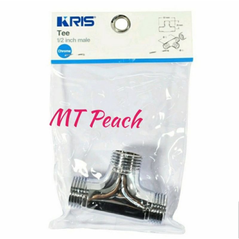 Jual KRIS SAMBUNGAN PIPA TEE MALE 1/2 INCI TEE KRIS 1/2 INCH MALE ...