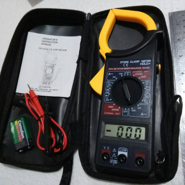 Jual Tang Ampere digital DT266 clamp meter DT266 multimeter
