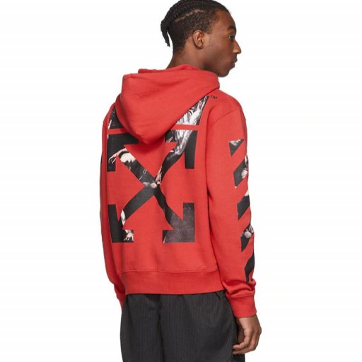 Off white outlet red arrows hoodie