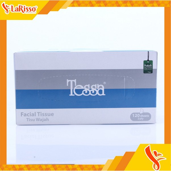 Jual TESSA FACIAL TISSUE BOX KODE TM-05 120 SHEETS(2PLY) | Shopee Indonesia