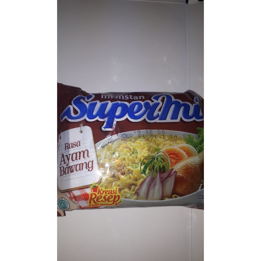 Jual Supermi Mie Instan Rasa Ayam Bawang 75gr Shopee Indonesia