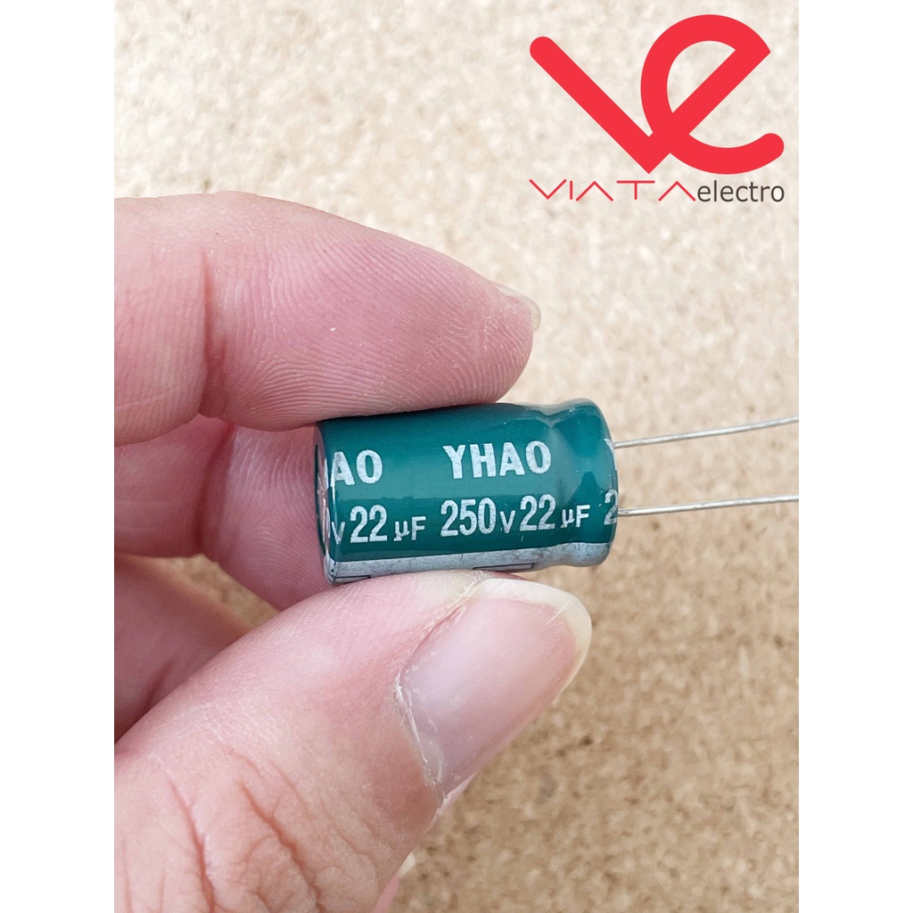 Jual Kapasitor Elco 22uf 250v 1 Buah Kapasitor Capacitor Elko