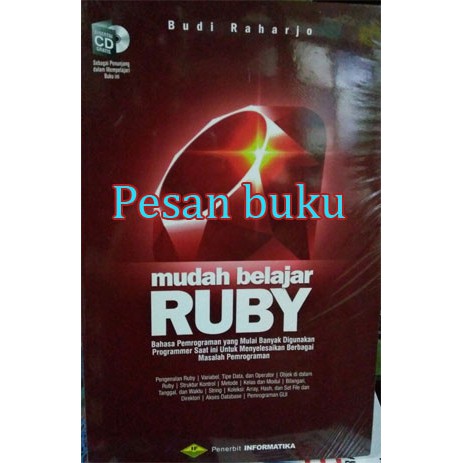 Jual Buku Mudah Belajar RUBY Programming - Budi Raharjo - Informatika ...
