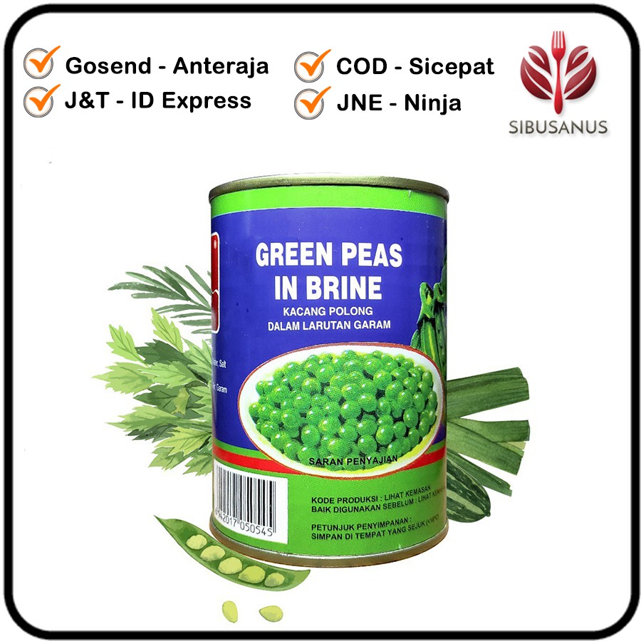 Jual Kacang Polong IKPS Green Peas dalam Larutan Garam Shopee Indonesia