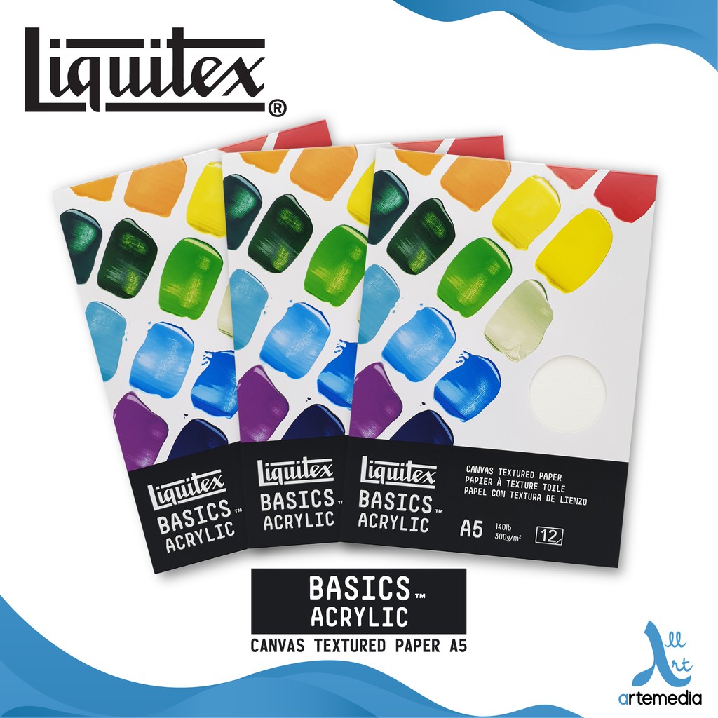 Liquitex Basics Acrylic Canvas Textured Paper Pads