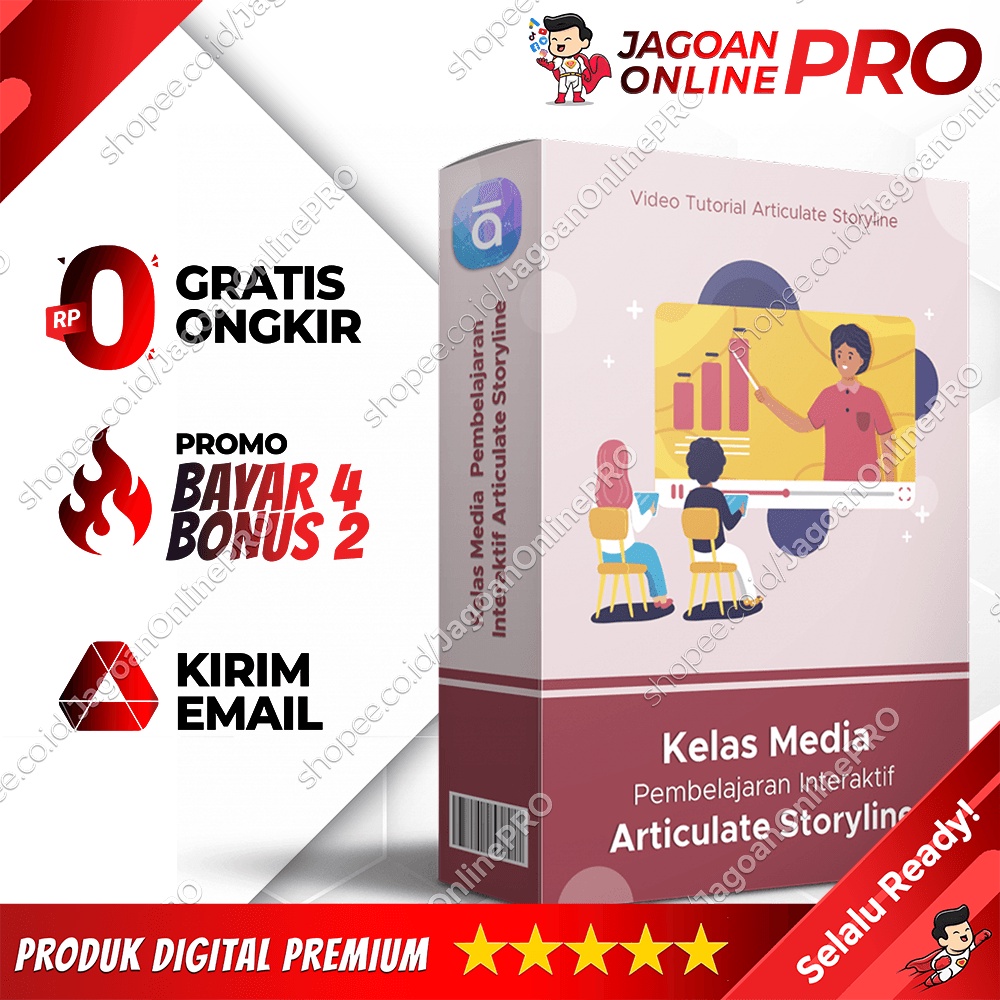 Jual MEDIA PEMBELAJARAN INTERAKTIF ARTICULATE STORYLINE | Shopee Indonesia