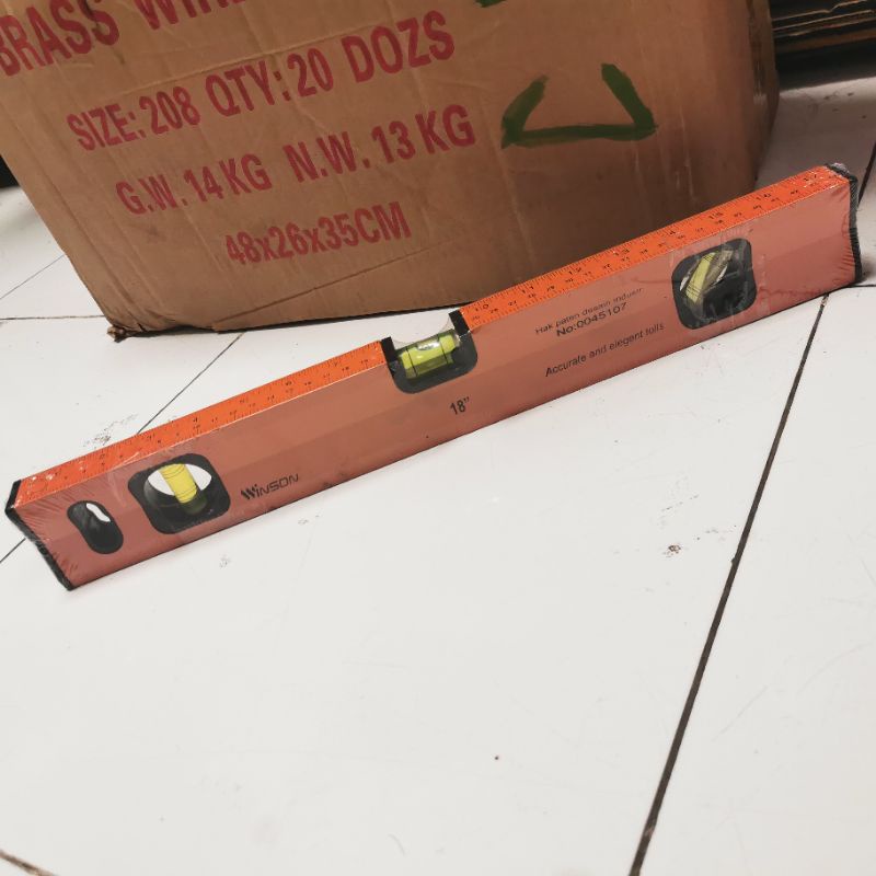 Jual Waterpass Aluminium Magnet 18 Inch - Waterpas 45 cm | Shopee Indonesia