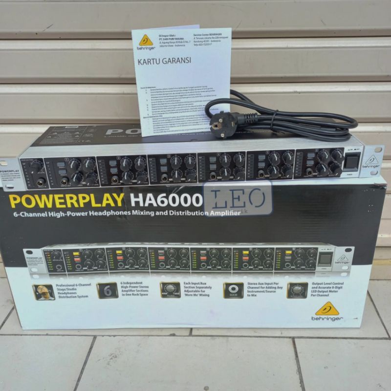 Jual BEHRINGER ORI POWERPLAY HA 6000 HA6000 ORIGINAL Shopee