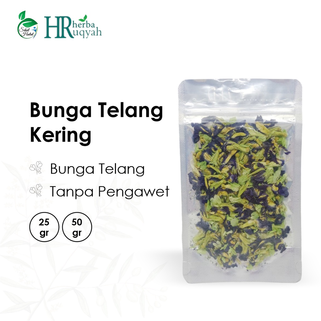 Jual Teh Bunga Telang Kering Gr Gr Butterfly Pea Flower Tea Minuman Segar Menyehatkan