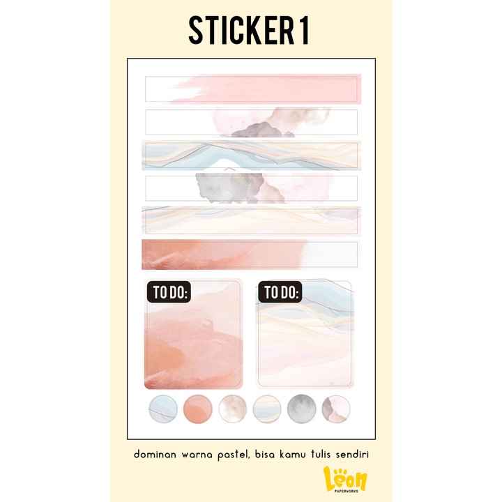 Jual Journaling Sticker No. 1 | Shopee Indonesia