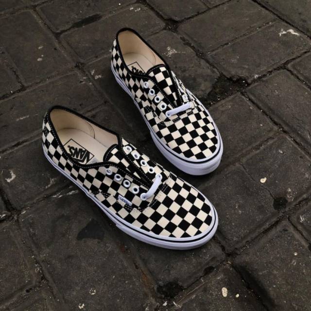 Golden coast checkered vans best sale