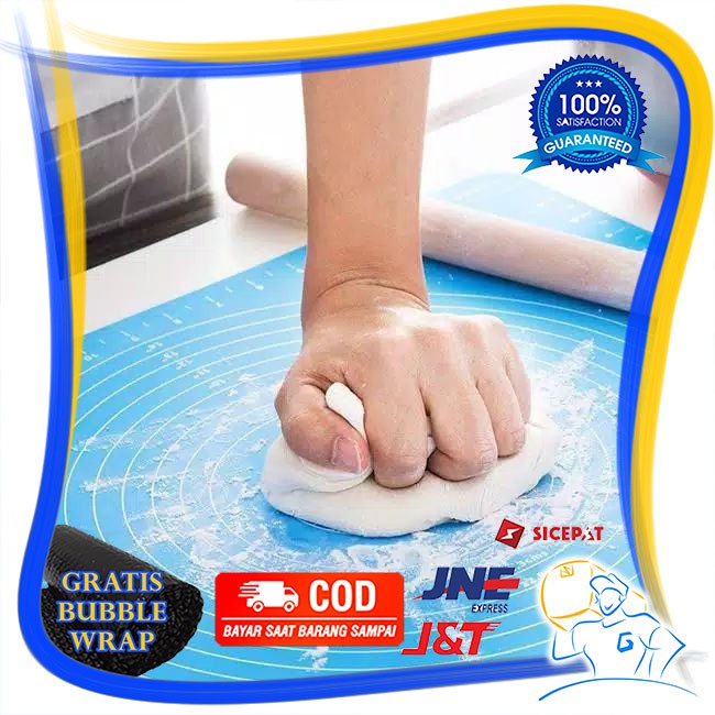 Jual Alas Silikon Adonan Kue Pastry Mat Silicone Silmat Alas Takaran