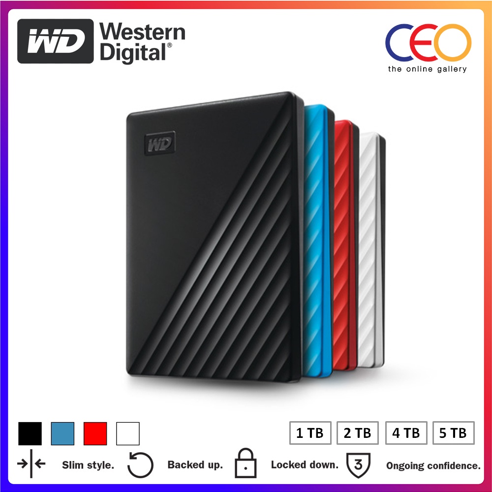 Jual Western Digital Wd My Passport External Portable Hard Drive Hdd