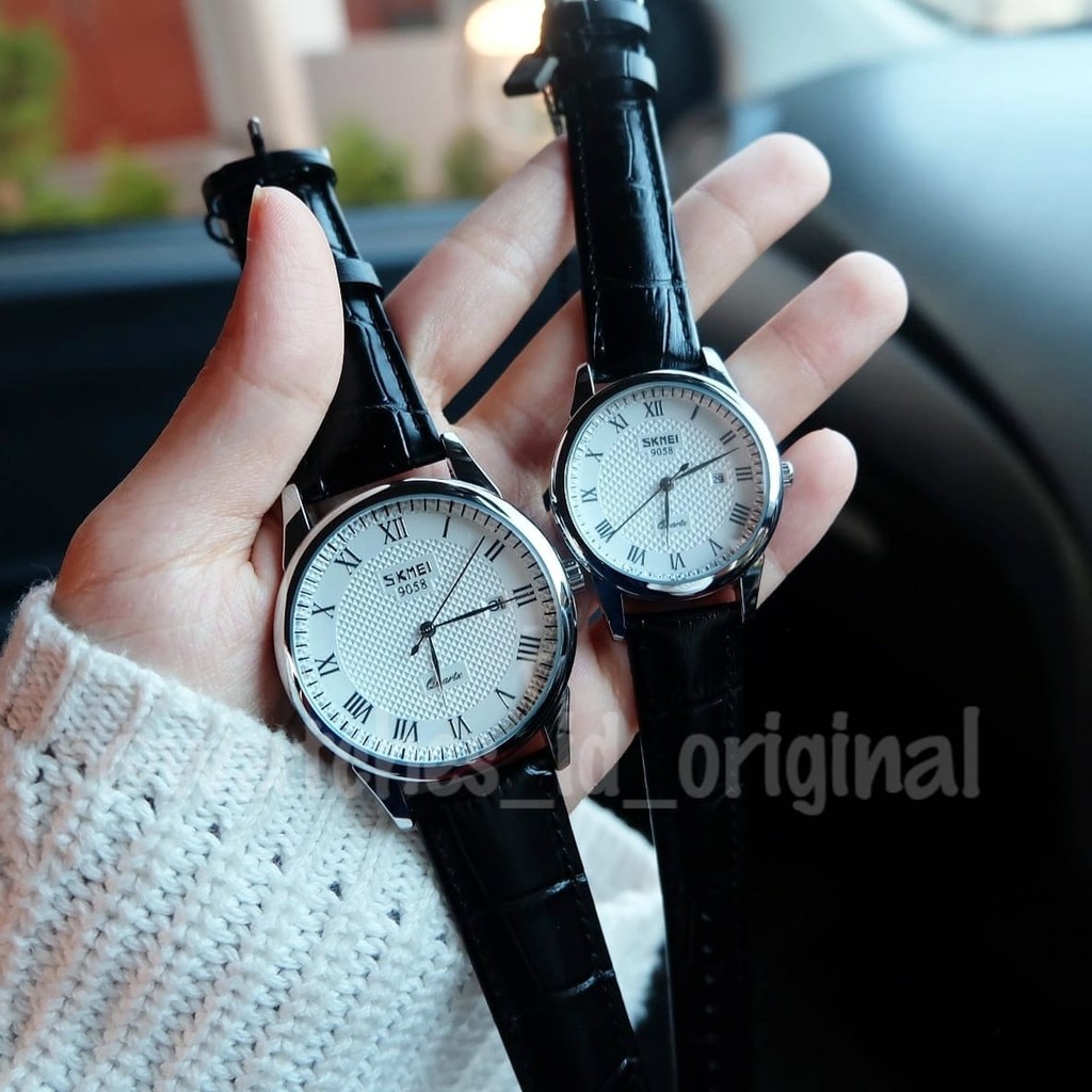 Jam couple clearance skmei