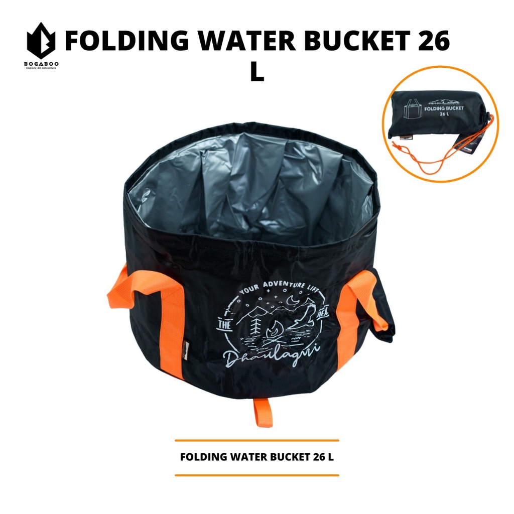 Jual DH FOLDING WATER BUCKET 26 L - EMBER DHAULAGIRI - EMBER PORTABLE ...
