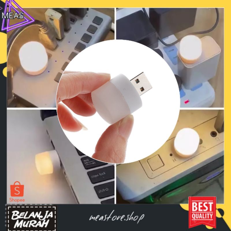 Jual MEASTORE | LAMPU USB MINI / LAMPU TIDUR USB LED HEMAT ENERGI PUTIH ...