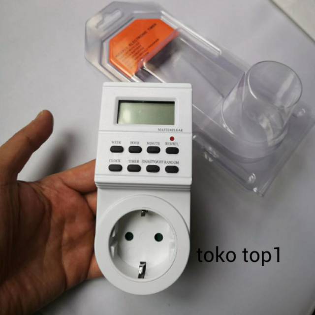 Jual timer digital/ timer digital stop kontak listrik //stop kontak ...