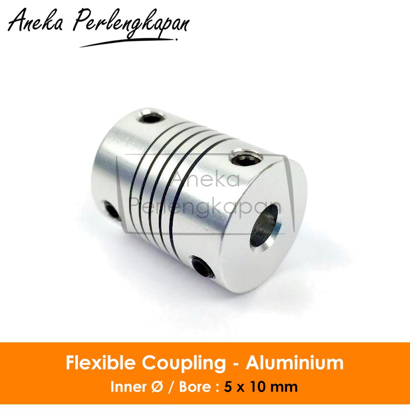 Flexible Alu-Wellenkupplung 5x6,35 Mm – Für 3D-Drucker & Schrittmotoren, Spielfrei & ölbeständig
