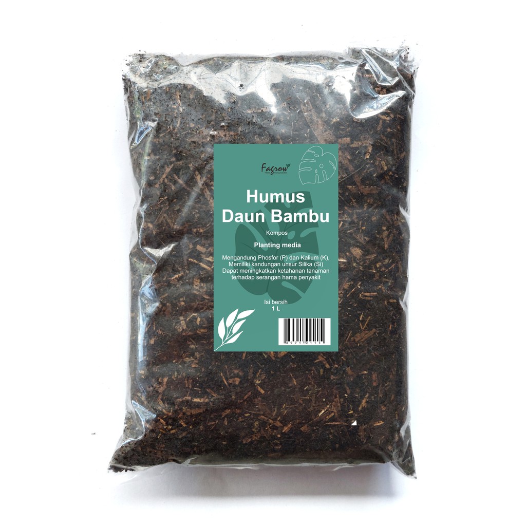 Jual Humus Daun Bambu | Pupuk Kompos Daun Bambu 1 Liter | Shopee Indonesia